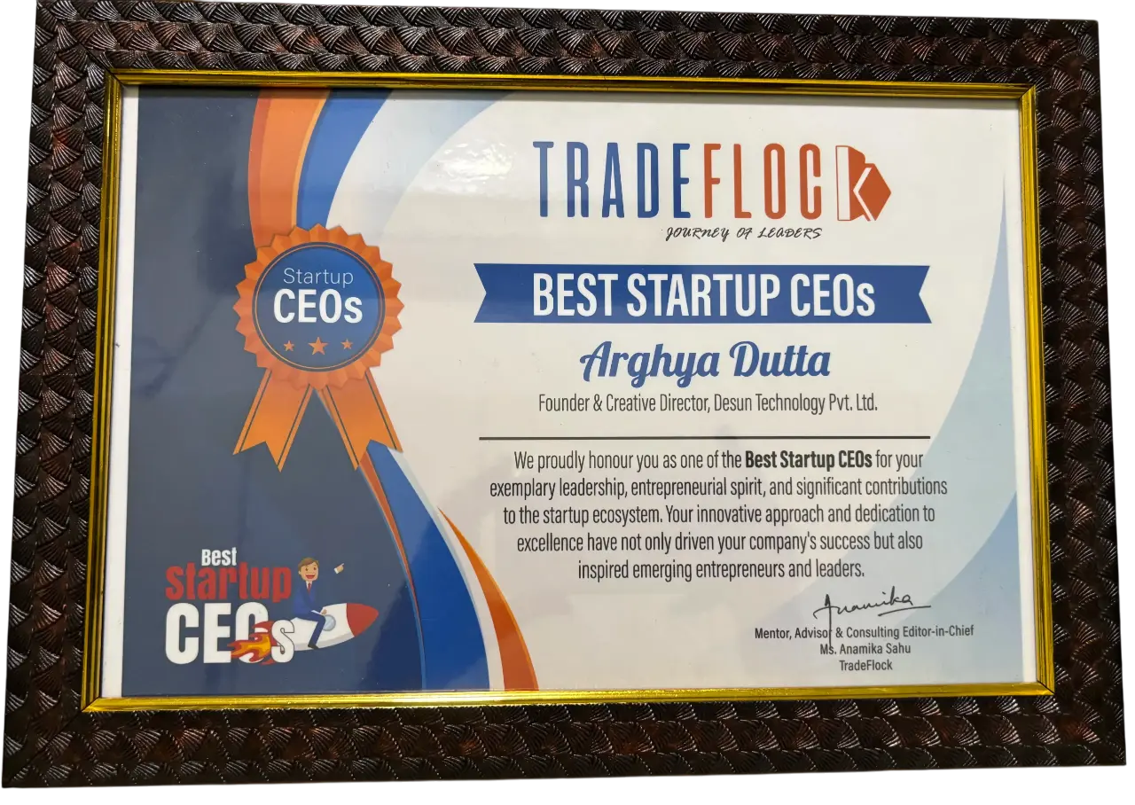 Tradeflog Award - BEST STARTUP CEOs