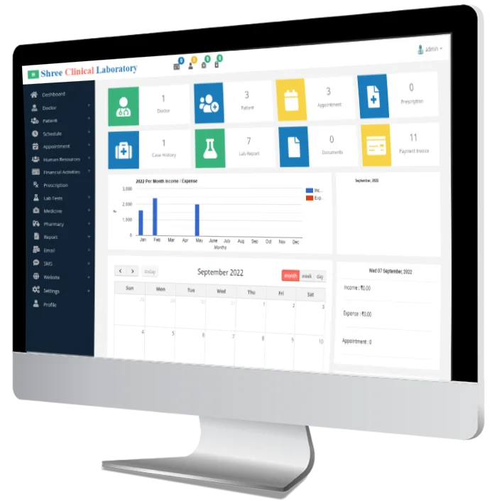 desun technology pathology clinic mangement software