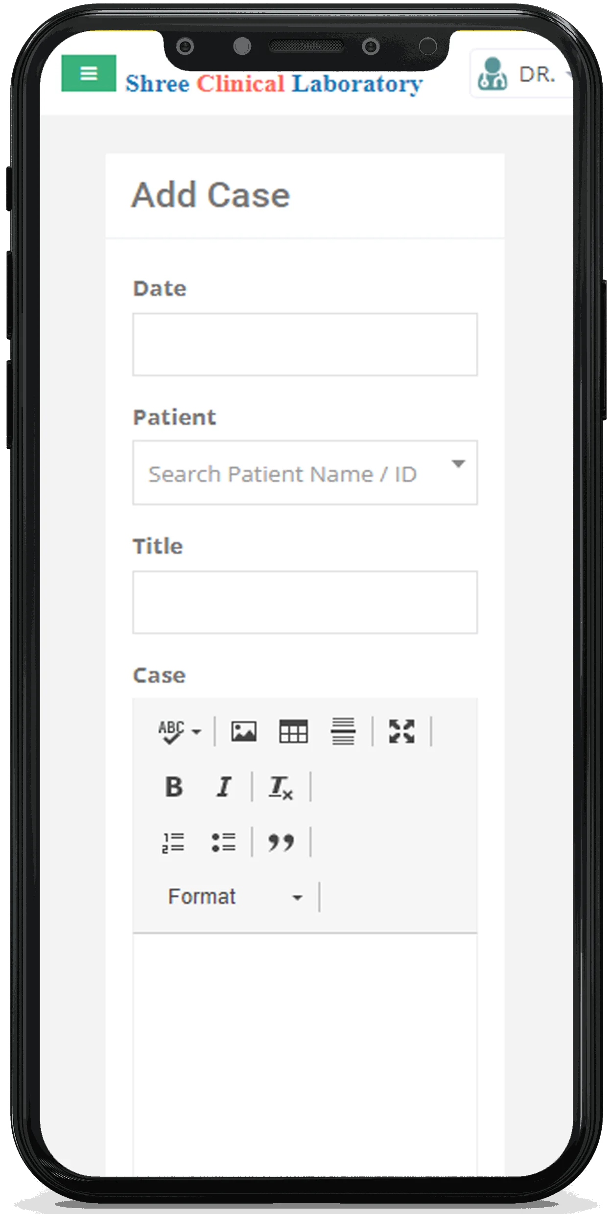 desun technology pathology clinic mangement software